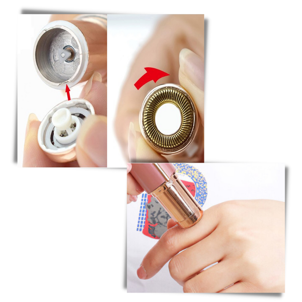 Trimmer elettrico portatile di precisione per capelli e viso