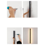 Modern outdoor wall-mounted LED lamp