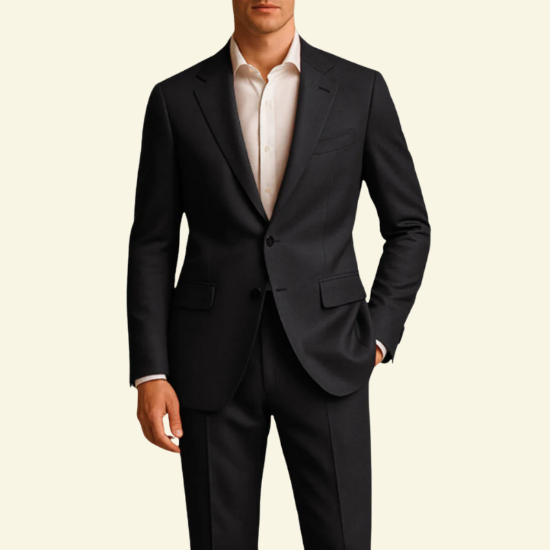 Klassischer formeller Slim-Fit-Herrenanzug
