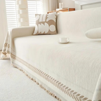 Housse de canapé élégante résistante aux taches en microfibre pour usage domestique