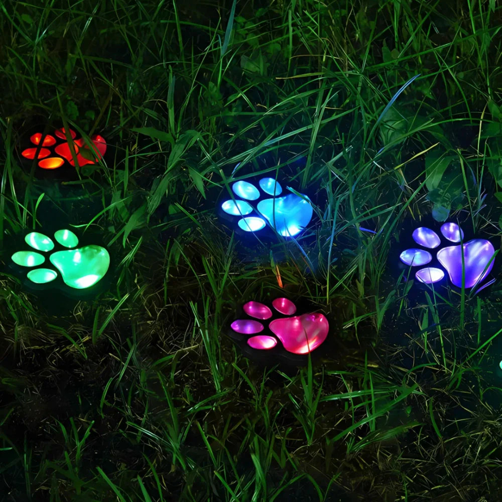 Warm furry waterproof solar garden lamp