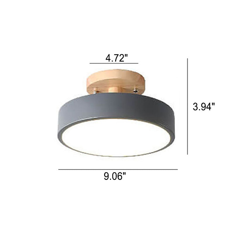Lampada da soffitto incassata scandinava LED per interni