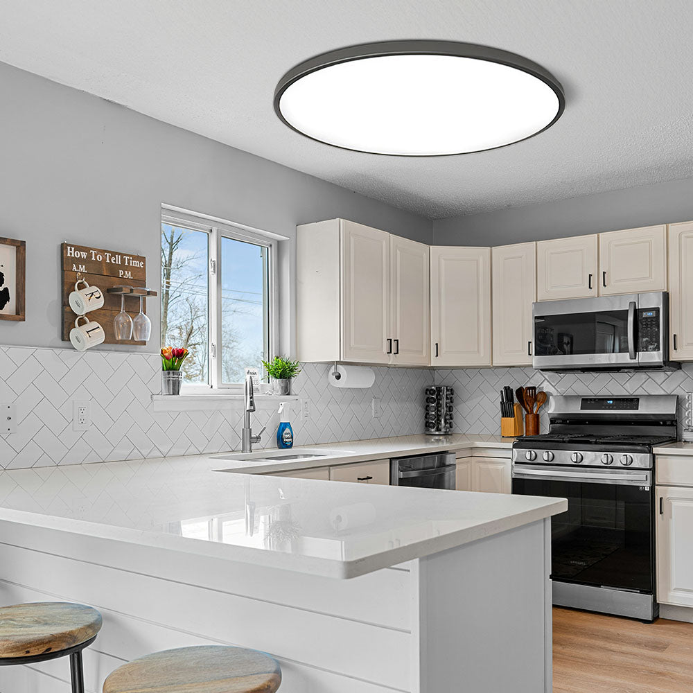 Lampada da soffitto LED rotonda luminosa a montaggio superficiale