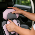 Seggiolino di sicurezza ergonomico per bambini con cinture a 5 punti
