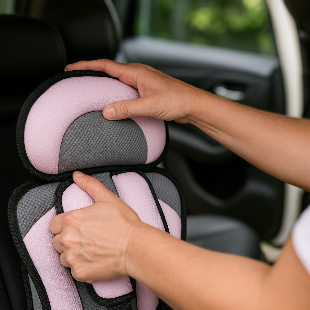 Seggiolino di sicurezza ergonomico per bambini con cinture a 5 punti