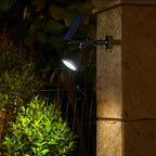 Versatile solar-powered garden spotlight with 9 static and dynamic colors