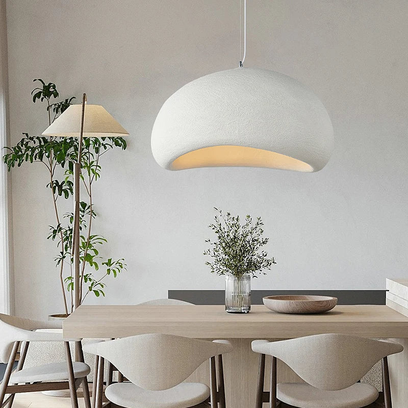 Lampe de plafond minimaliste de style japandi