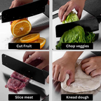 Safe Durable Non-Porous Titanium Cutting Board for Kitchen Use