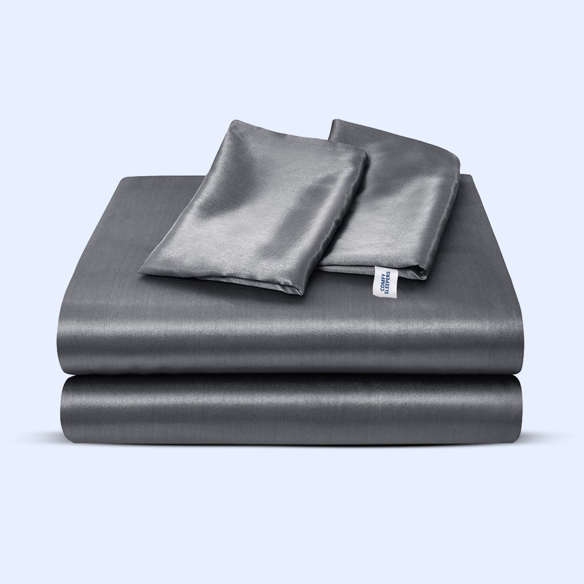 4-piece breathable bedding set with silver ion protection
