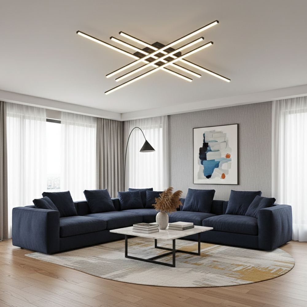 Minimalistische LED-Deckenleuchte – moderne Innenraumbeleuchtung