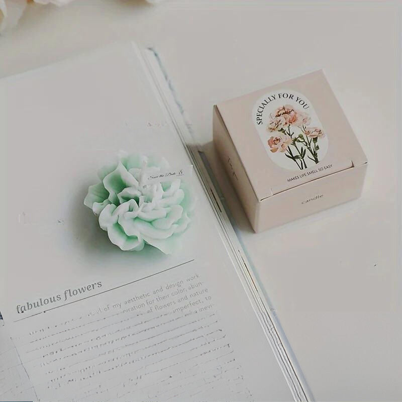 Bougie artistique parfumée en forme de fleur de girofle, cadeau pour la fête des Mères