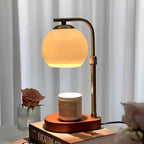Lampe de table moderne avec chauffage de bougie lumière d'ambiance douce