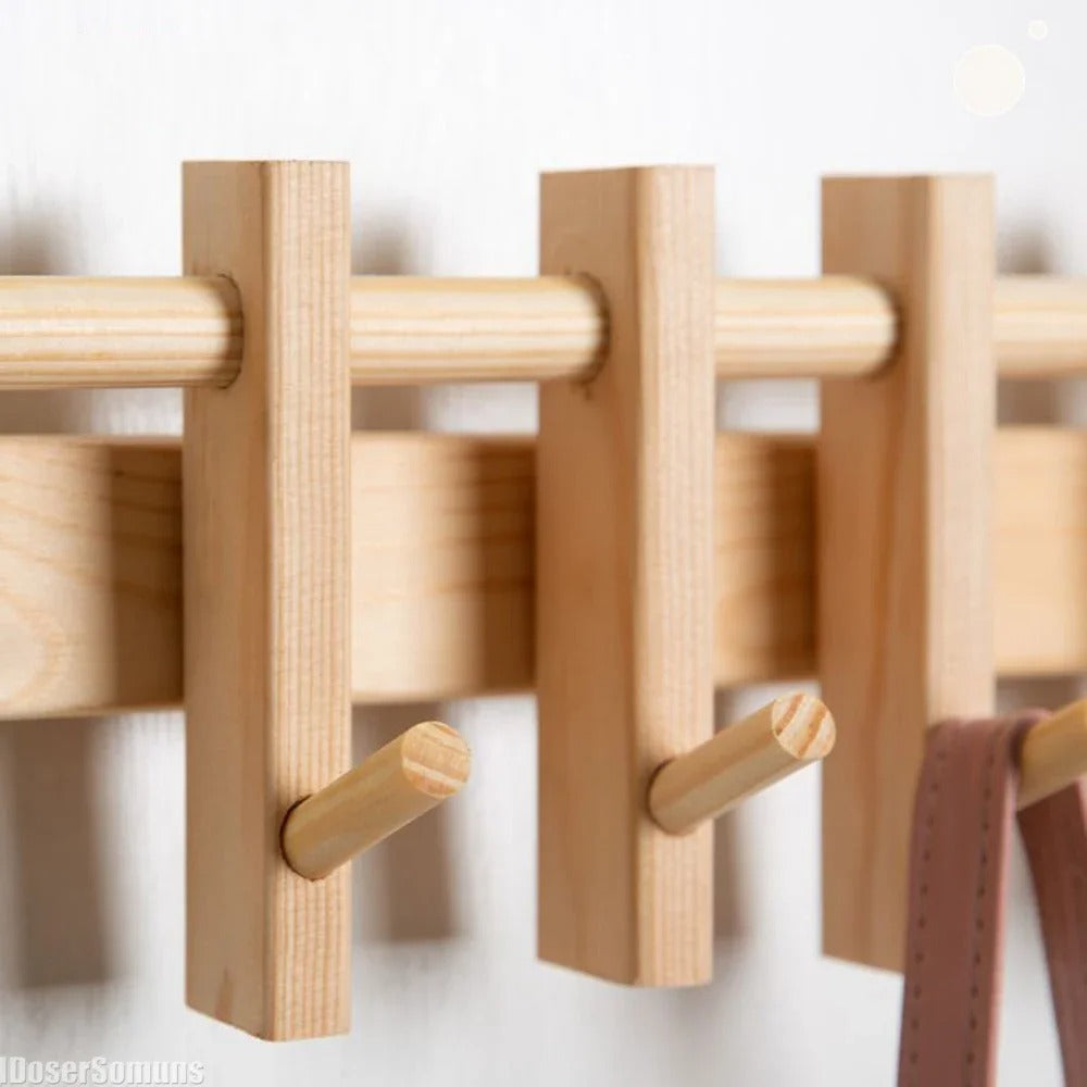 Nowoczesny elegancki wieszak dekoracyjny na ścianę