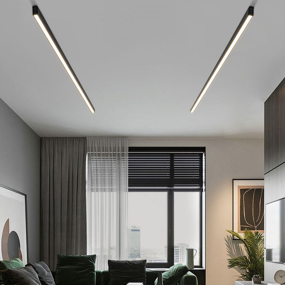 Slim Minimalist Linear Modern LED Ceiling Lamp