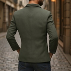 Cappotto aderente da uomo stile vintage corto stile casual