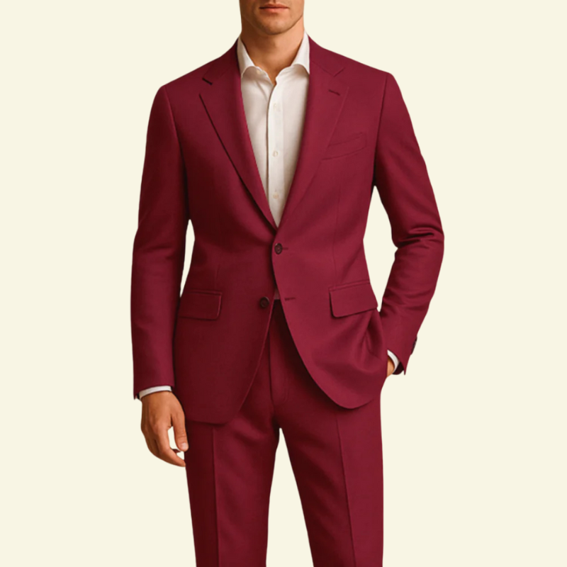 Klassischer formeller Slim-Fit-Herrenanzug