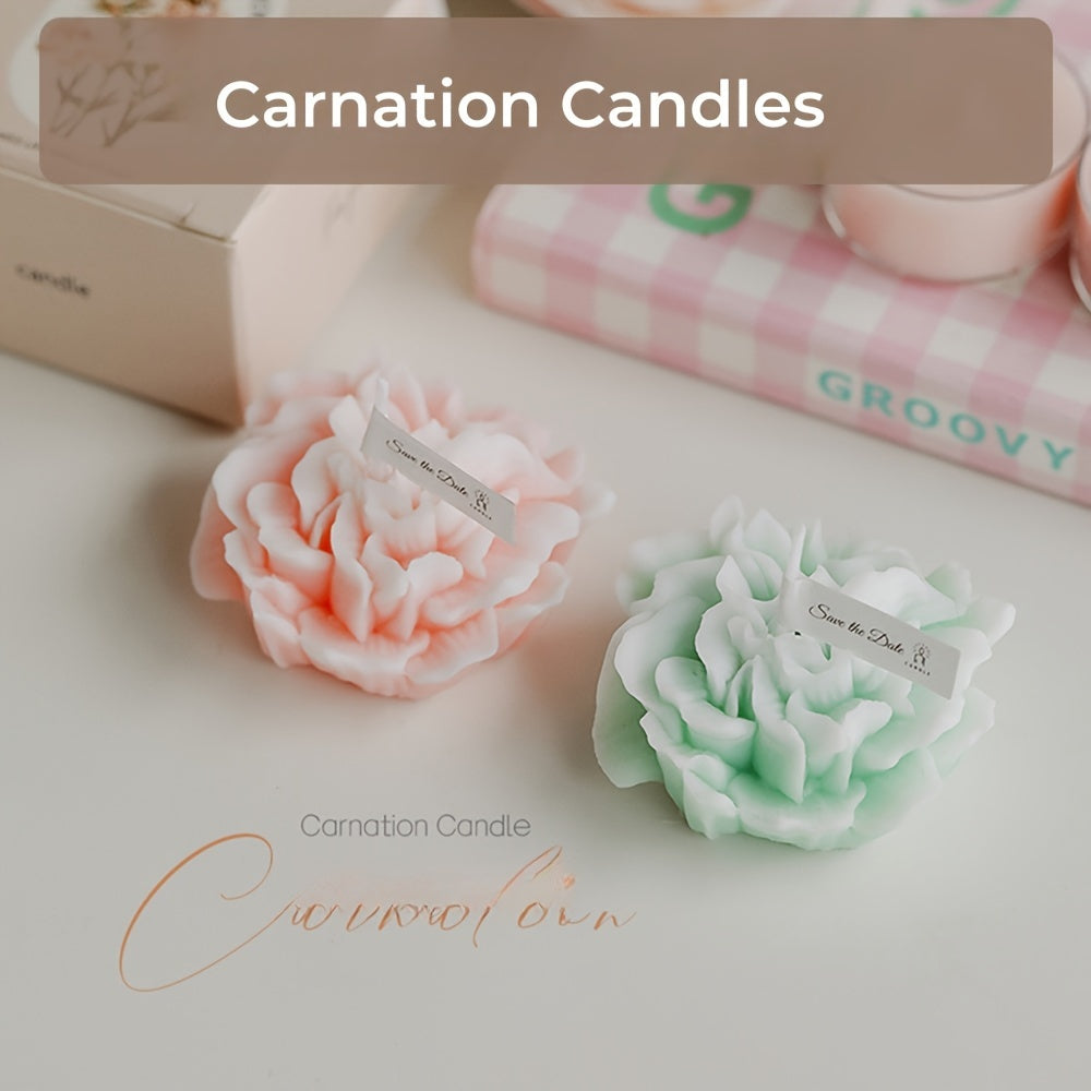 Candela profumata artistica a fiore di chiodi di garofano regalo per la Festa della Mamma