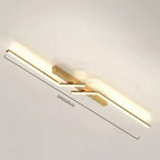 Luminaire de plafond LED moderne et fin – luminaire linéaire