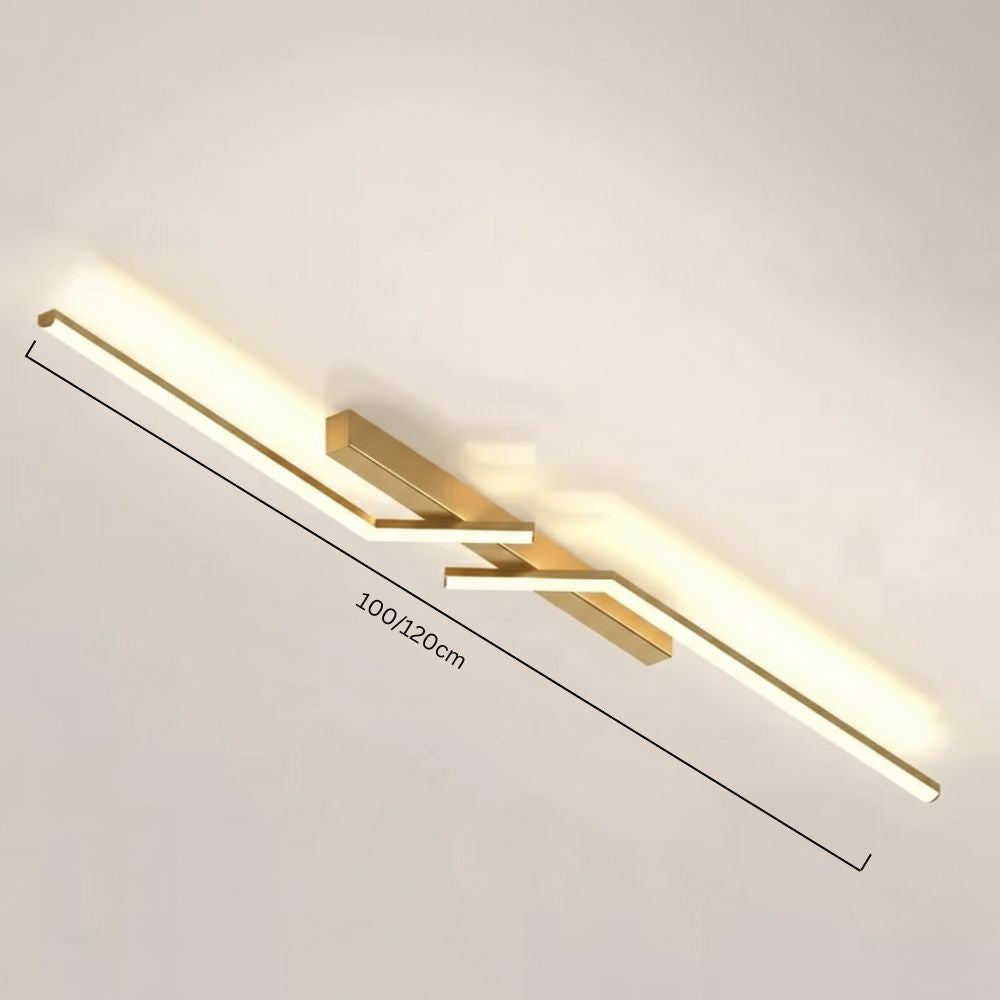 Luminaire de plafond LED moderne et fin – luminaire linéaire