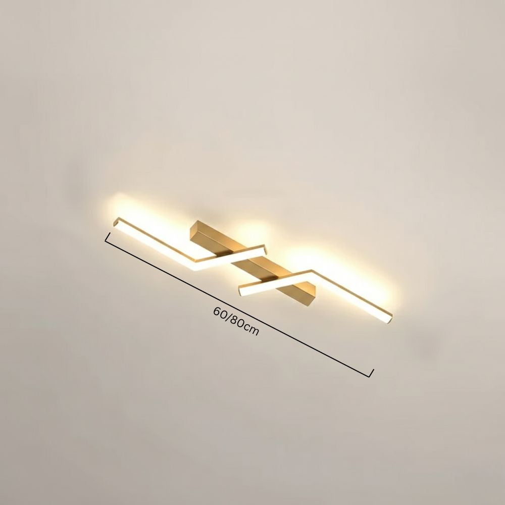 Luminaire de plafond LED moderne et fin – luminaire linéaire