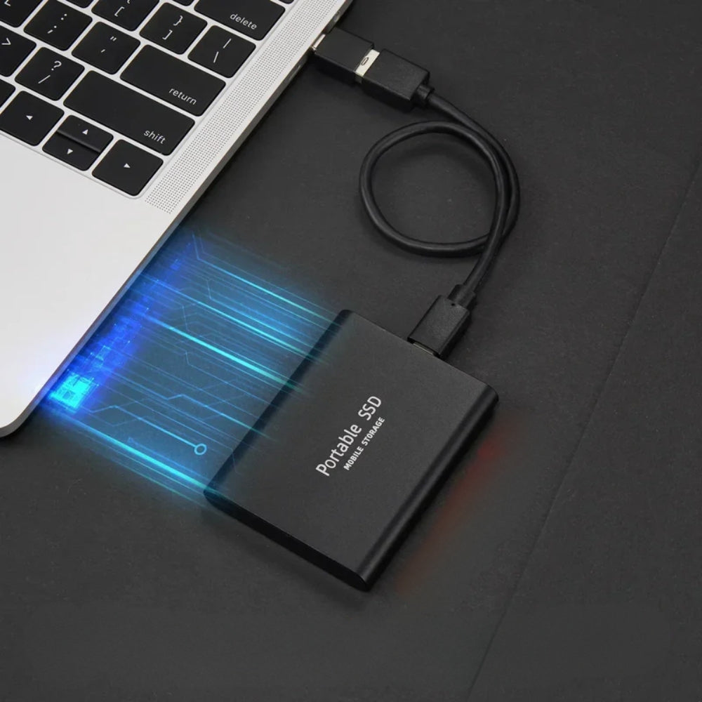 Disco rigido esterno portatile SSD con memoria USB per uso quotidiano