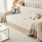 Housse de canapé élégante résistante aux taches en microfibre pour usage domestique
