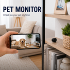 Mini Kamera WiFi 1080P – Bezprzewodowy Monitoring Domu z Podglądem na Żywo i Nocnym Widzeniem