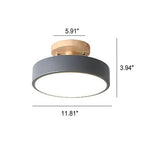 Lampada da soffitto incassata scandinava LED per interni