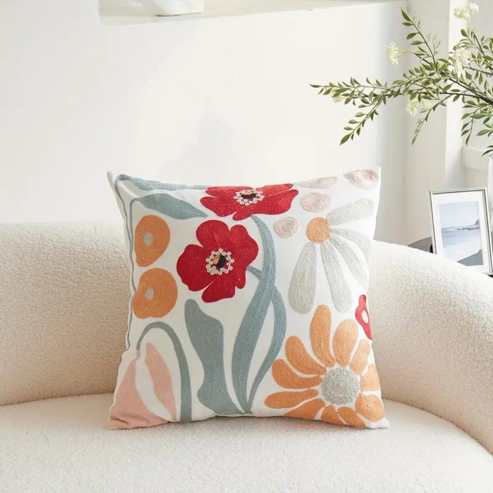 Plant Print Pillowcase for Sofa and Bedroom