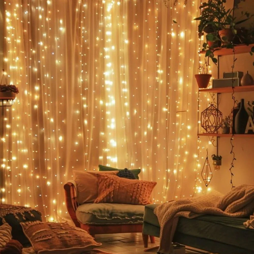 Tenda versatile Fairy con 8 modalità di illuminazione