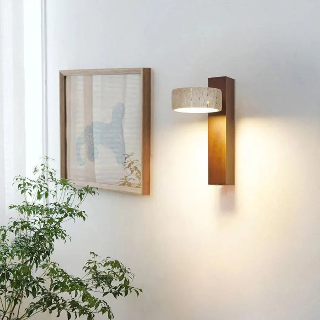 Adjustable Rotating Cylindrical Wall Sconce Lamp