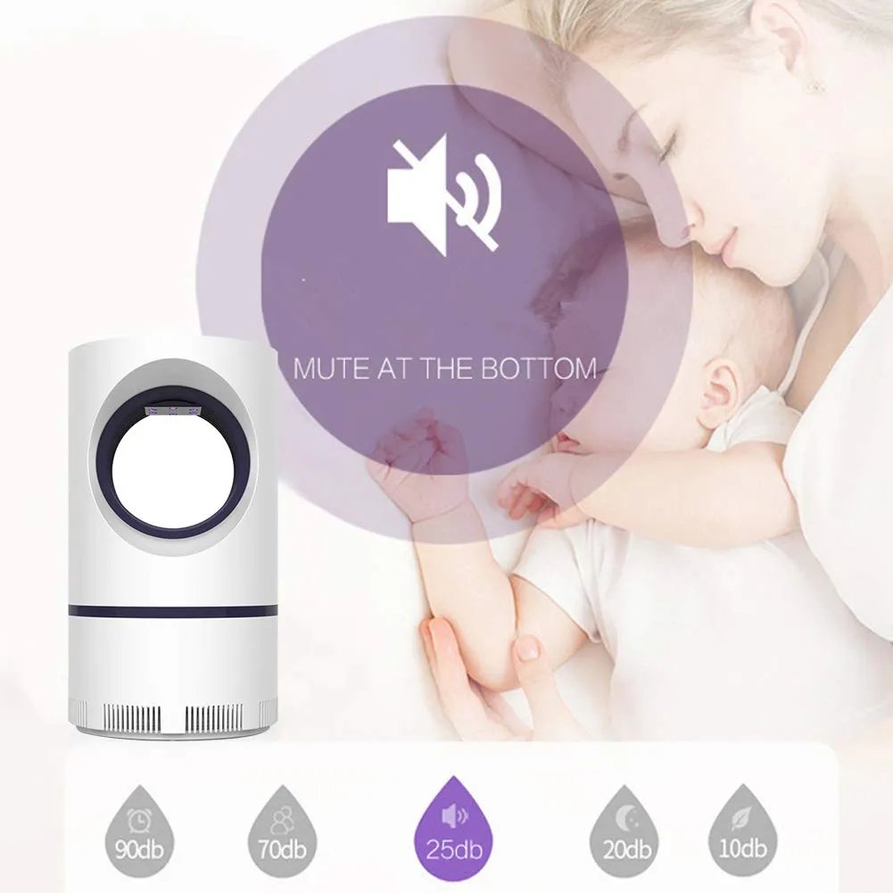 Zaawansowana Cicha UV pułapka na komary domowa