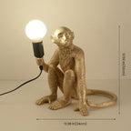 Lampe de table moderne en forme de singe comme élément de décoration de chambre
