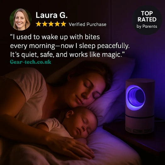 Zaawansowana Cicha UV pułapka na komary domowa