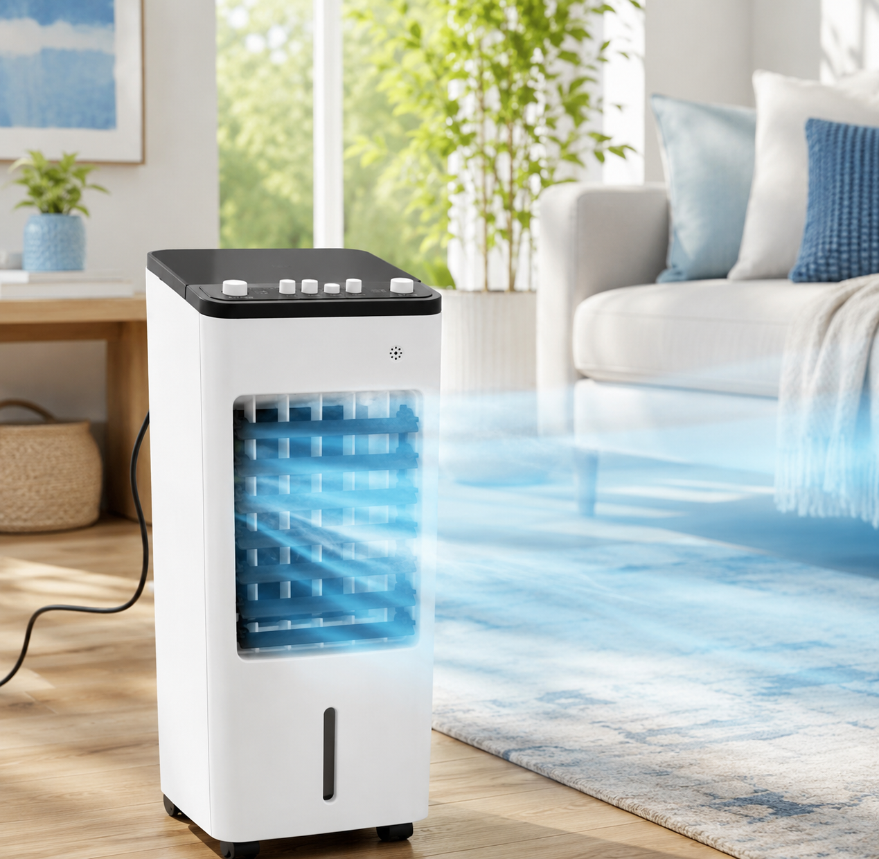 Unità di Raffreddamento Portatile per Ambienti 12000 BTU con Modalità Ventilatore