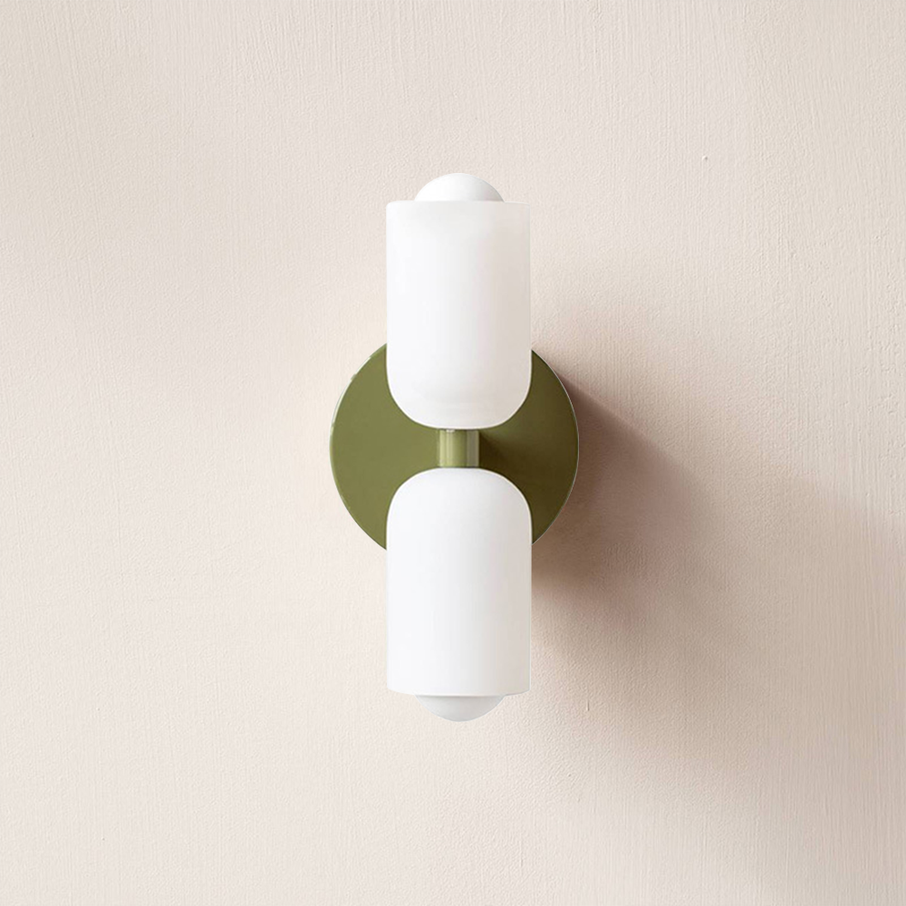 Modern LED wall lamp for interiors, lighting both up and down