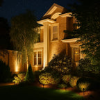 Versatile solar-powered garden spotlight with 9 static and dynamic colors