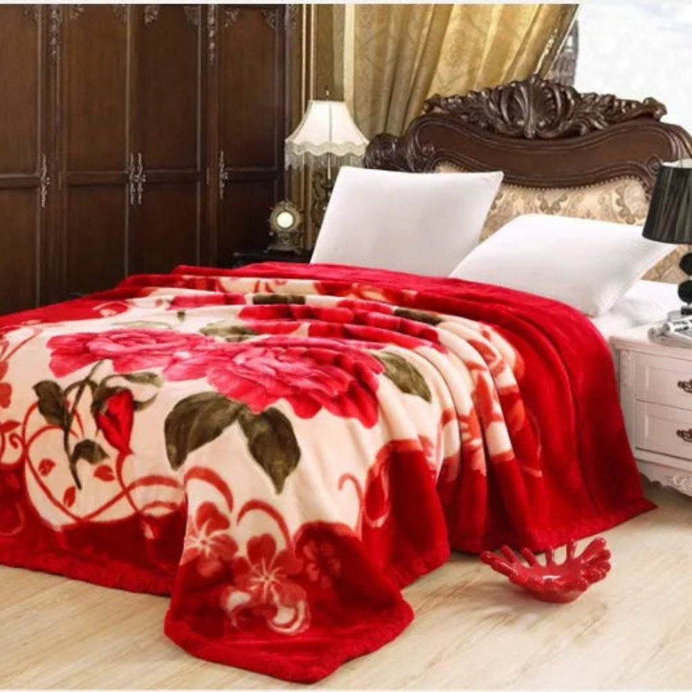 Piumone accogliente a doppio strato coperta soffice per l’inverno
