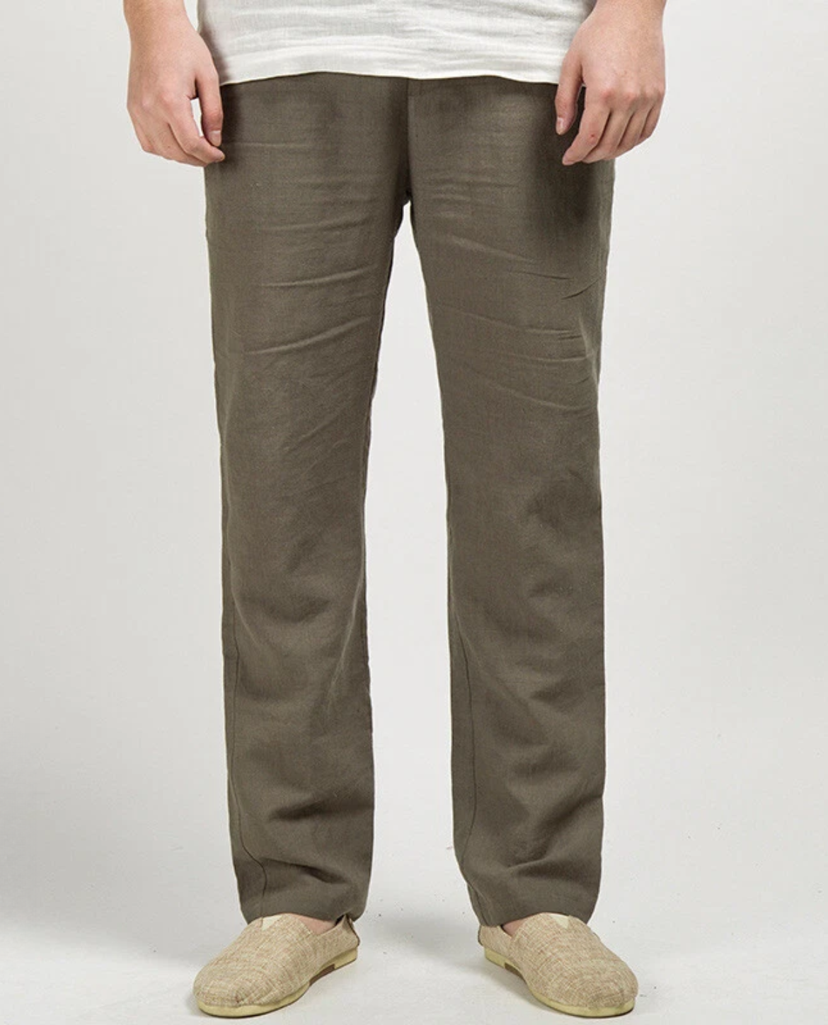 Pantaloni estivi da uomo taglio ampio stile casual universale