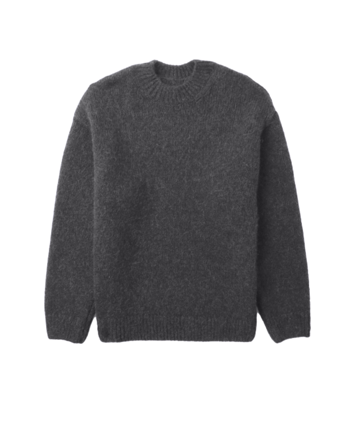 Maglione da uomo in maglia testurizzata manica lunga taglio aderente