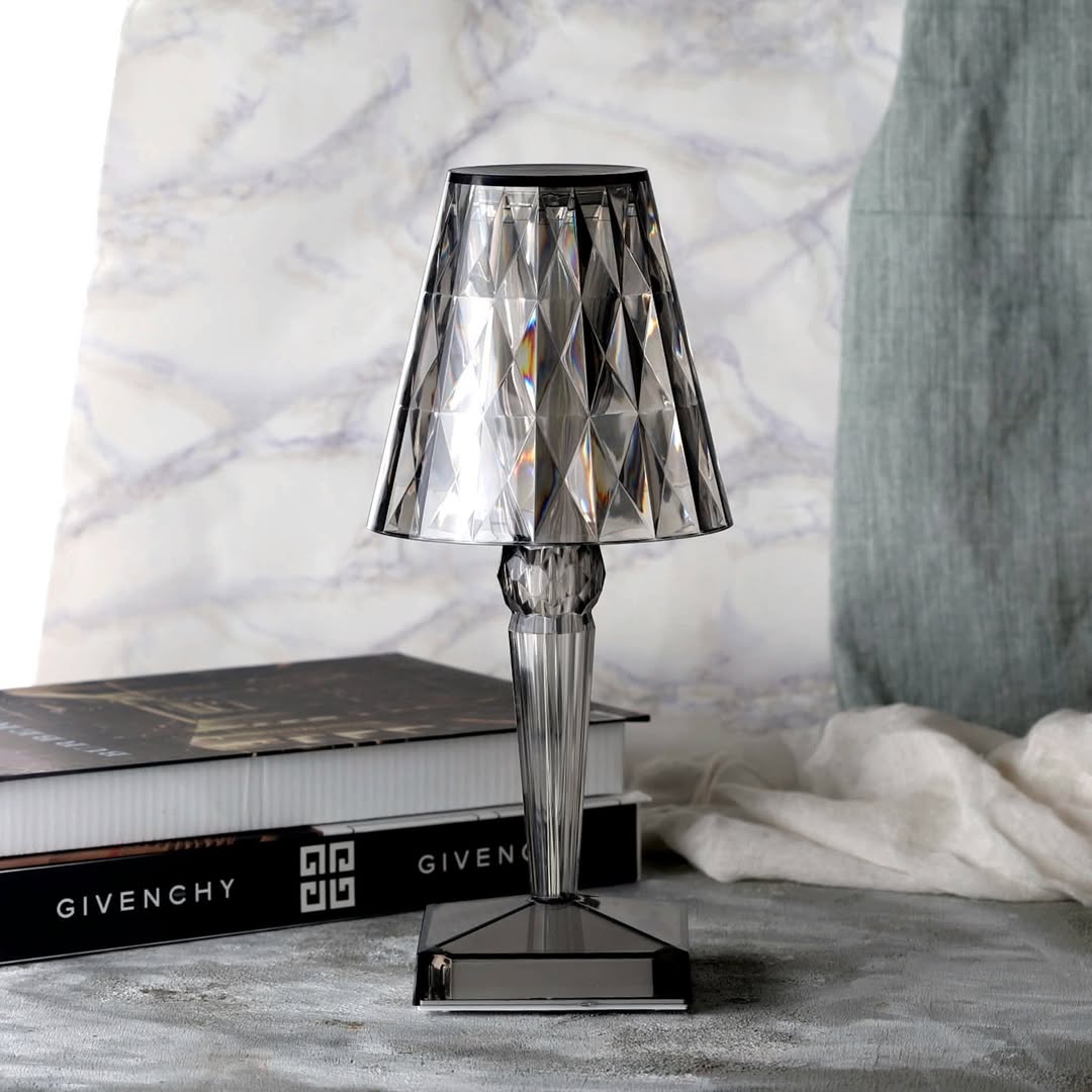 Crystal style table lamp with touch control elegant light wall light