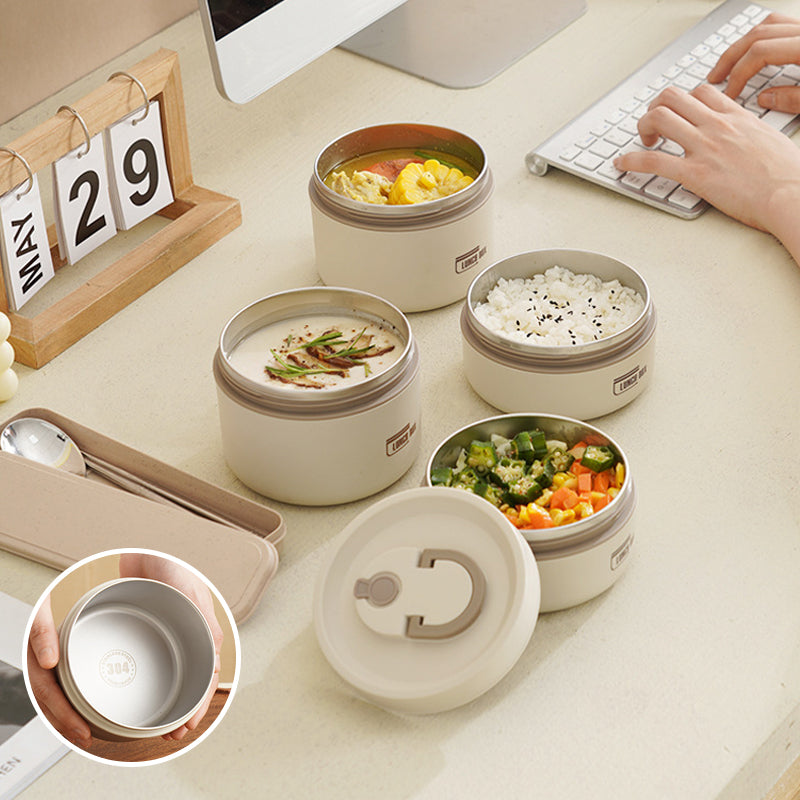 Set di contenitori per pranzo isolati a più livelli con borsa da trasporto