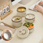 Set di contenitori per pranzo isolati a più livelli con borsa da trasporto