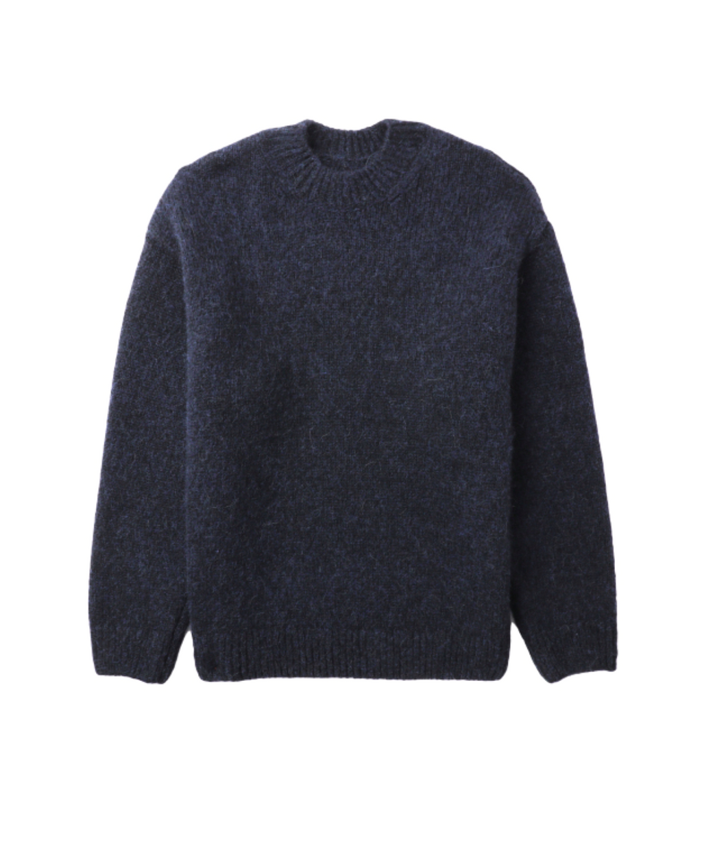 Maglione da uomo in maglia testurizzata manica lunga taglio aderente
