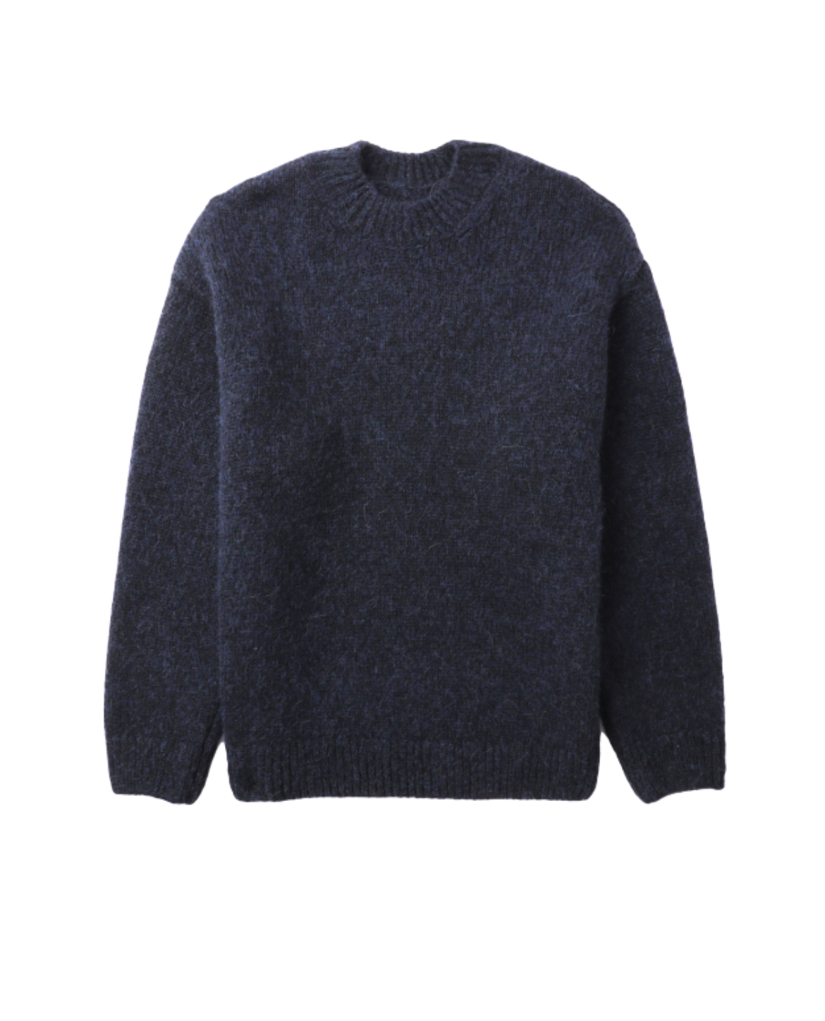 Maglione da uomo in maglia testurizzata manica lunga taglio aderente