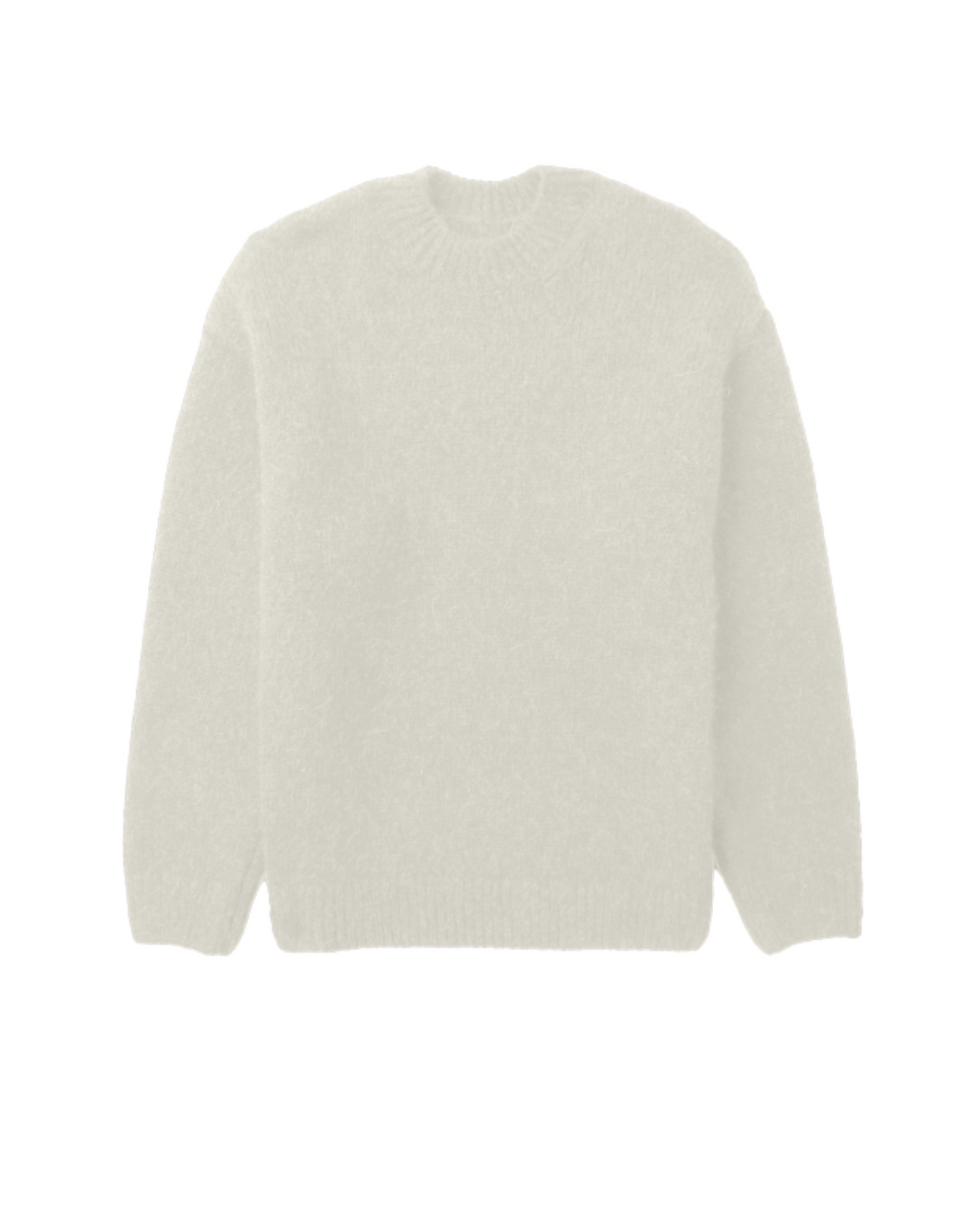 Pull en maille texturée homme, manches longues et coupe ajustée