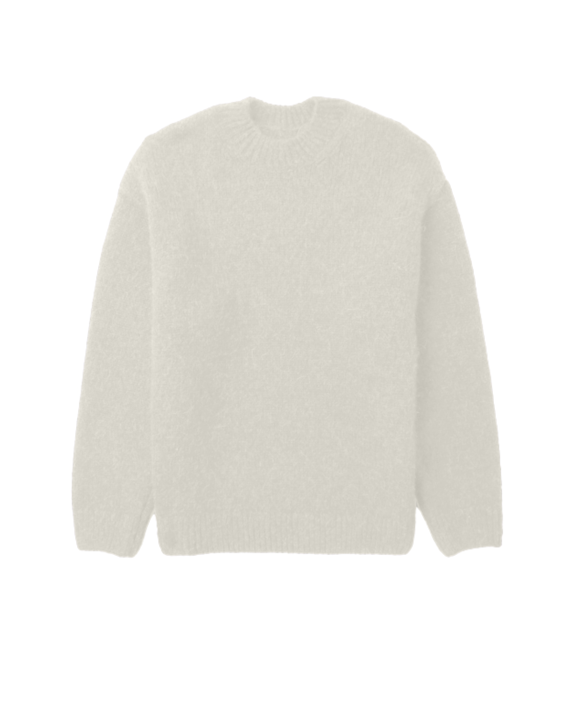 Maglione da uomo in maglia testurizzata manica lunga taglio aderente