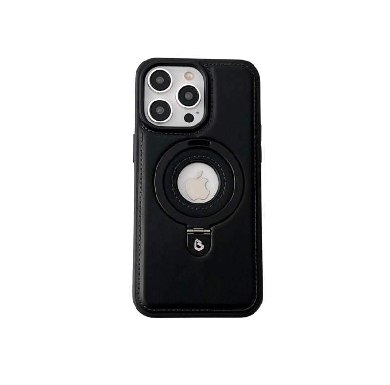 Custodia in pelle per telefono con supporto - custodia protettiva sottile