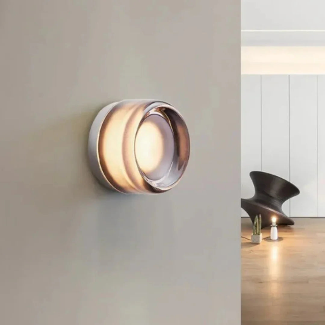 Lampada da parete rotonda nordica sottile LED