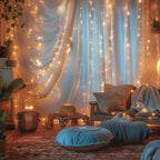 Tenda versatile Fairy con 8 modalità di illuminazione
